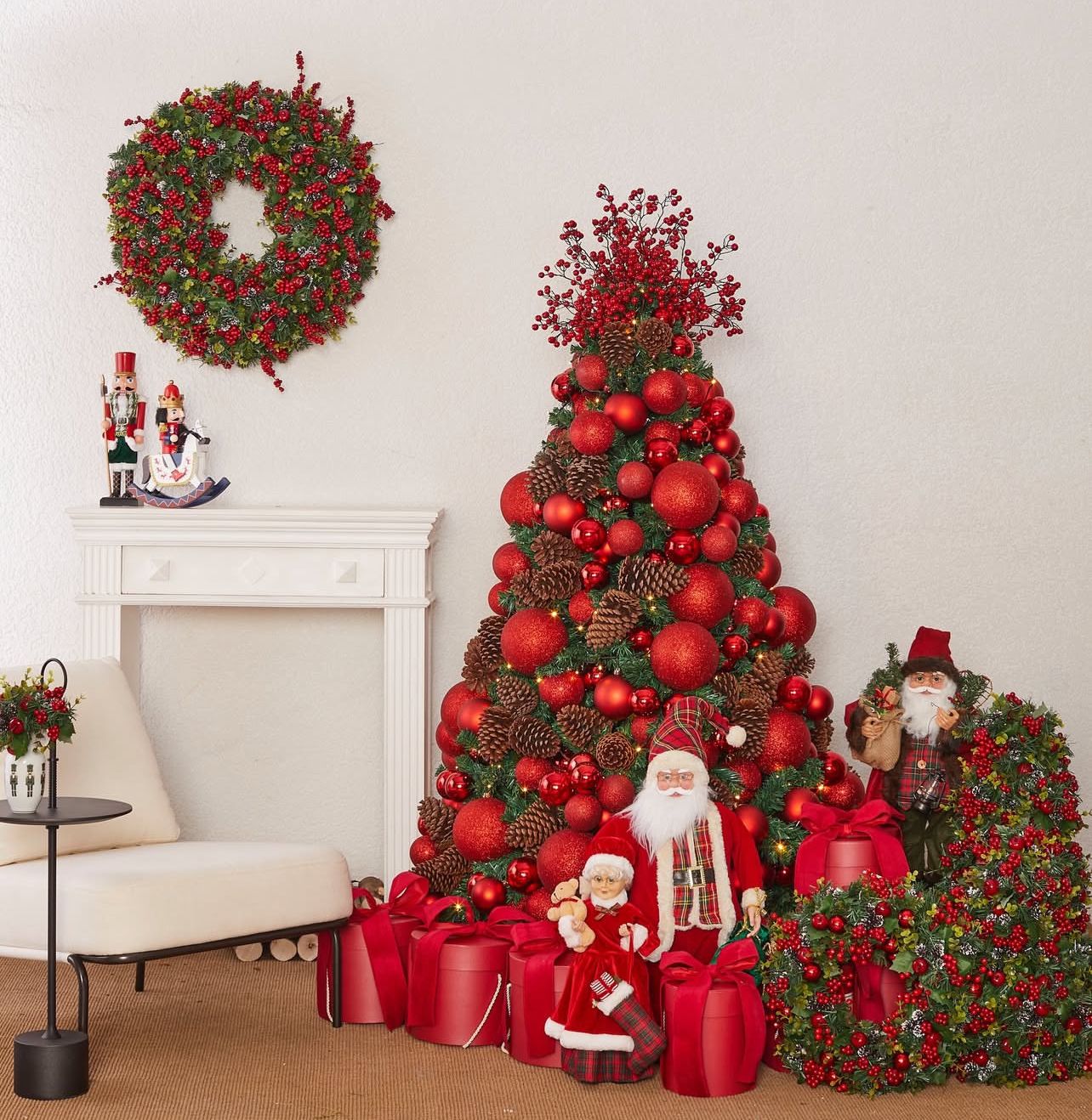 Árvore De Natal Decorada "Timeless Christmas"