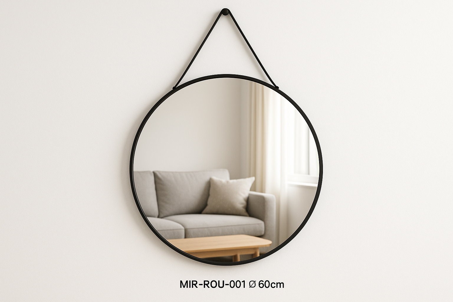 Espelho Redondo - Vista Frontal