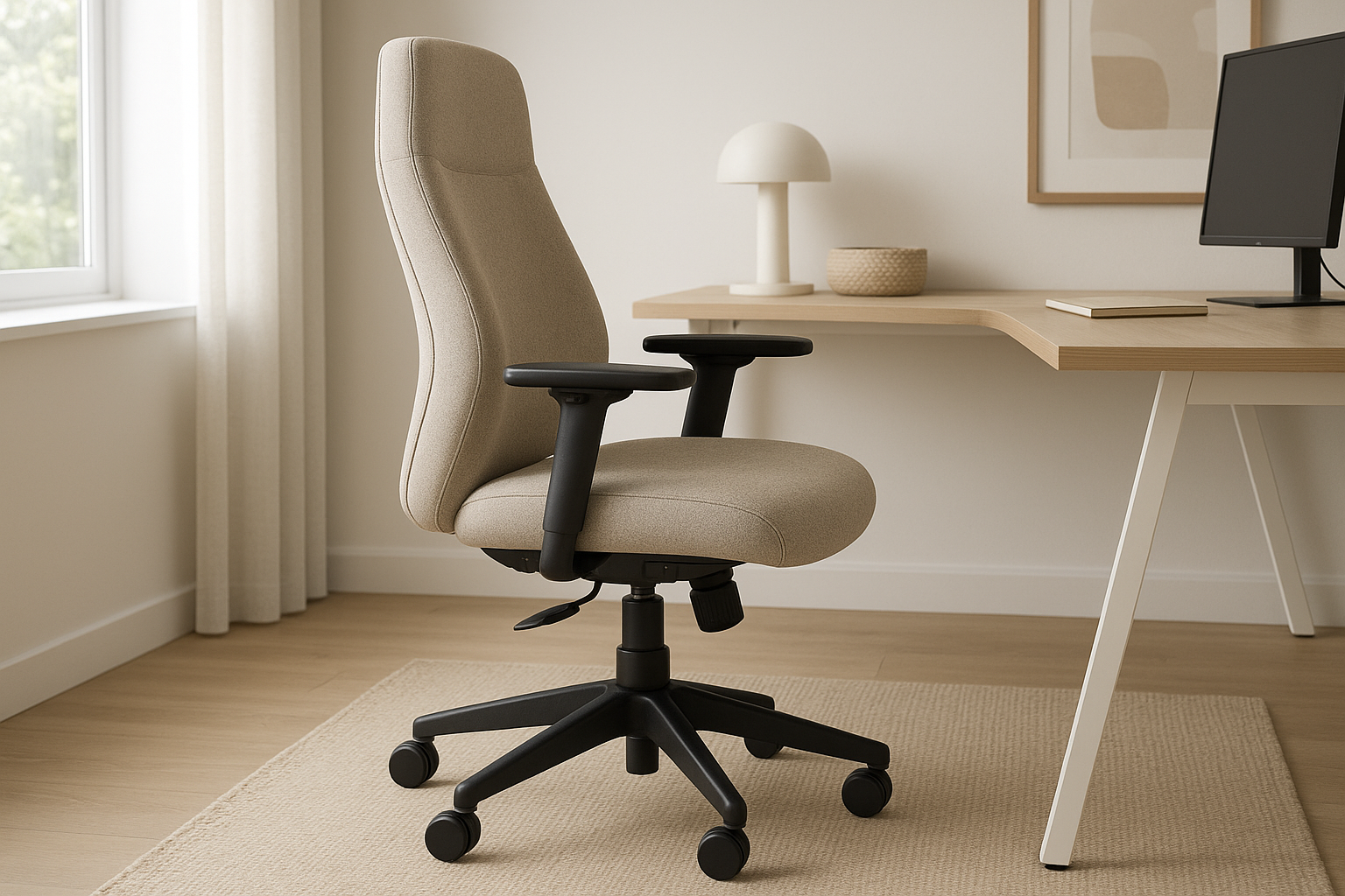 Cadeira Ergonômica - Vista Lateral