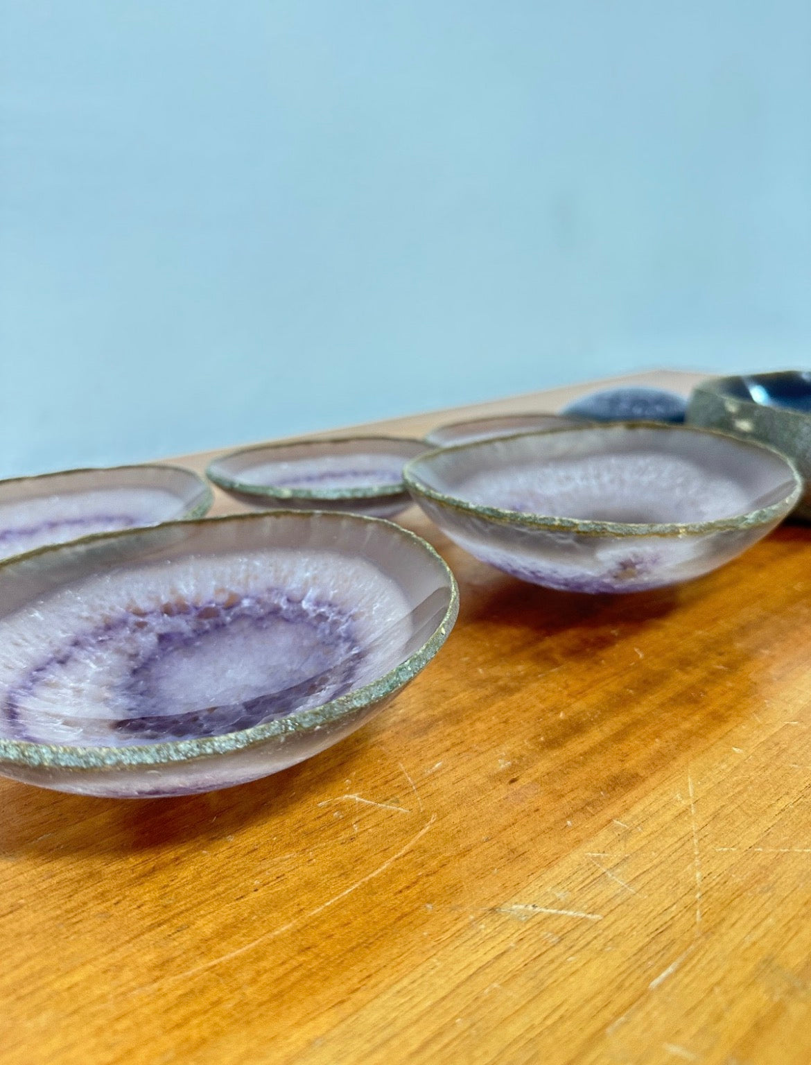 Bowls em Ágata Natural - 7 Peças