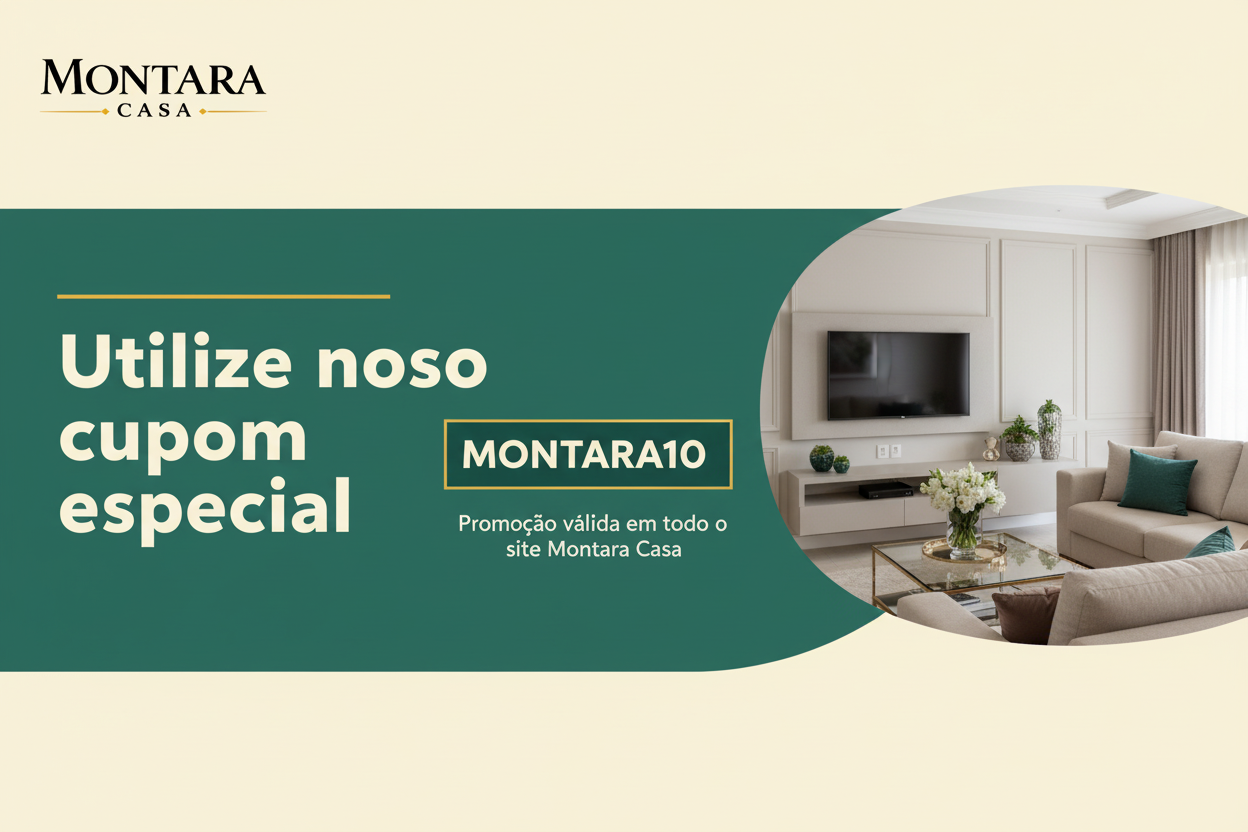 Banner Montara Casa - Cupom MONTARA10 - Estilo Casa Seletto Horizontal